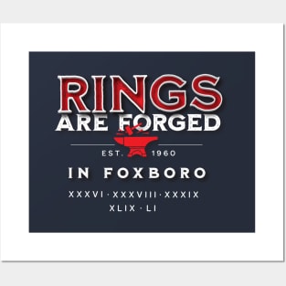 Rings are Forged in Foxboro Posters and Art